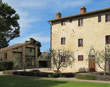 Вілла Fattoria Abbazia Monte Oliveto Сан-Джиміньяно Екстер'єр фото