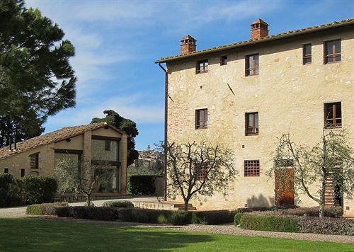 Вілла Fattoria Abbazia Monte Oliveto Сан-Джиміньяно Екстер'єр фото